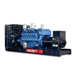 Enerzip M Series – Diesel Generator Sets open type diesel generator, MTU powered heavy duty industrial genset for prime and standby power