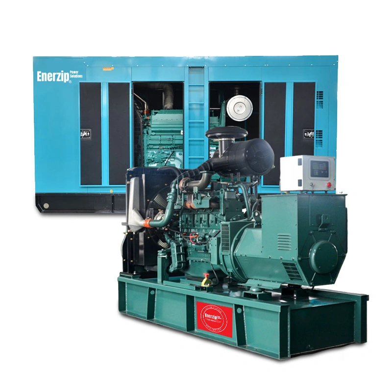 Enerzip D Series – Diesel Generator Sets silent canopy diesel generator, low noise standby genset for commercial buildings and critical backup power