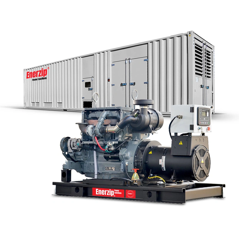 Enerzip DE Series – Diesel Generator Sets containerized diesel generator, ISO container power station for remote sites, telecom, construction and industrial backup