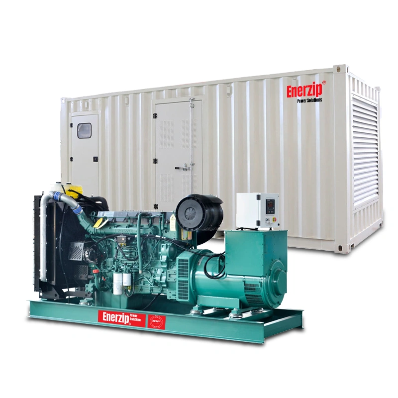 Enerzip V Series – Diesel Generator Sets containerized diesel generator, ISO container power station for remote sites, rental power, and industrial backup