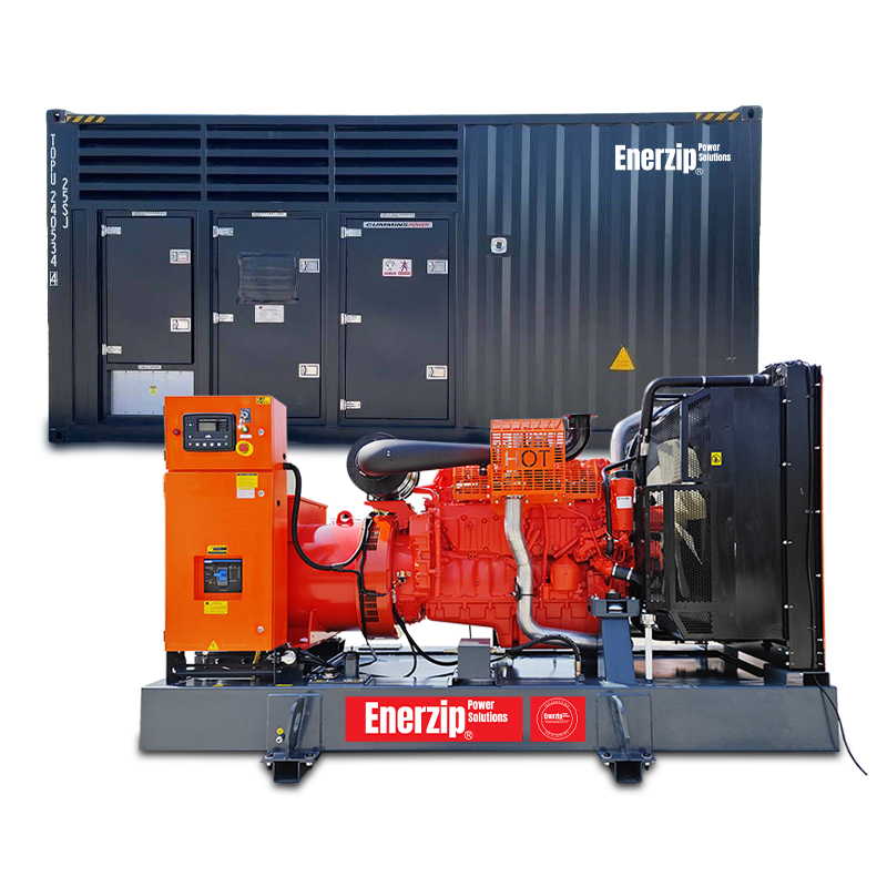 Enerzip® S Series – Diesel Generator Sets container type generator in ISO container for heavy-duty site power and fast deployment