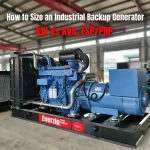 How to Size an Industrial Backup Generator (kW vs kVA, ESP/PRP)