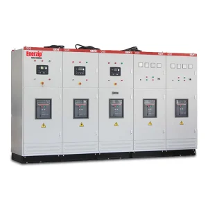 Enerzip® Paralleling & Grid-connect Systems control panel for generator synchronization, load sharing, and grid connection