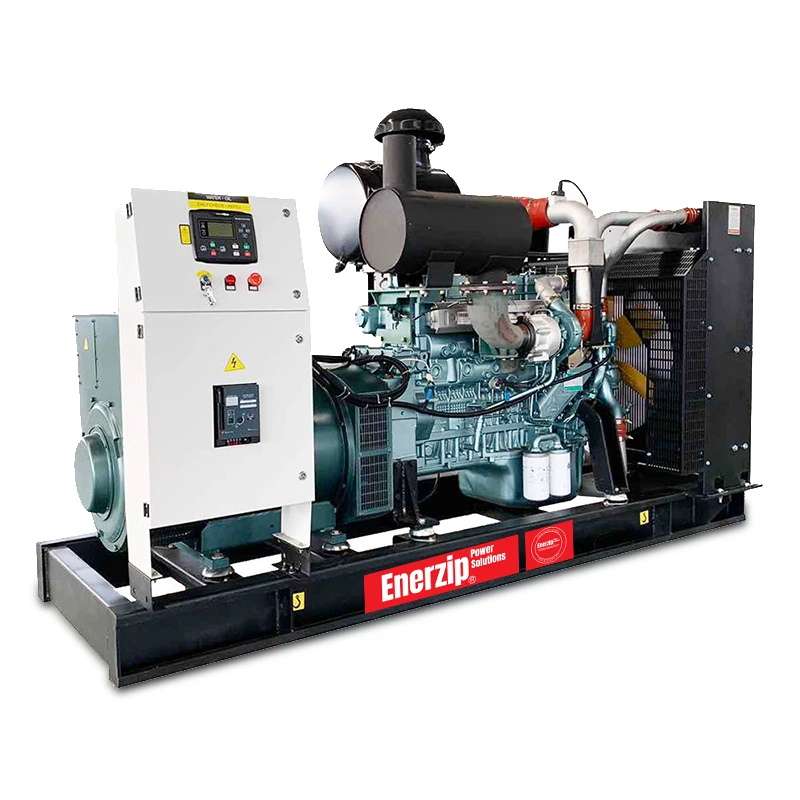 Enerzip® E Series – Natural Gas Generator Sets open frame gas genset for entry-level standby and small commercial power needs.