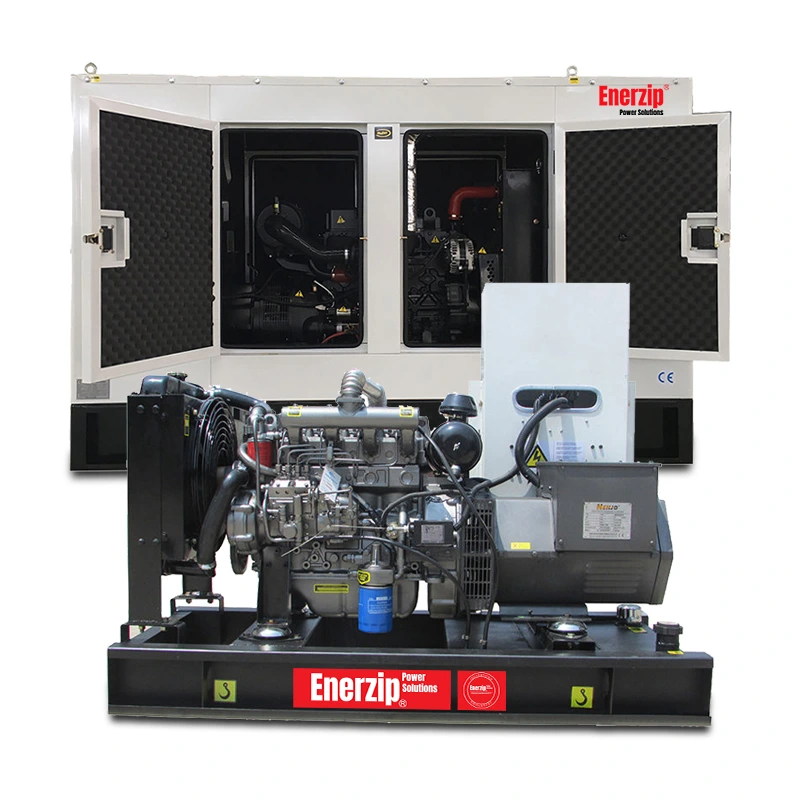 Enerzip W Series – Diesel Generator Sets silent canopy diesel generator, low noise standby genset for outdoor installation and commercial backup power