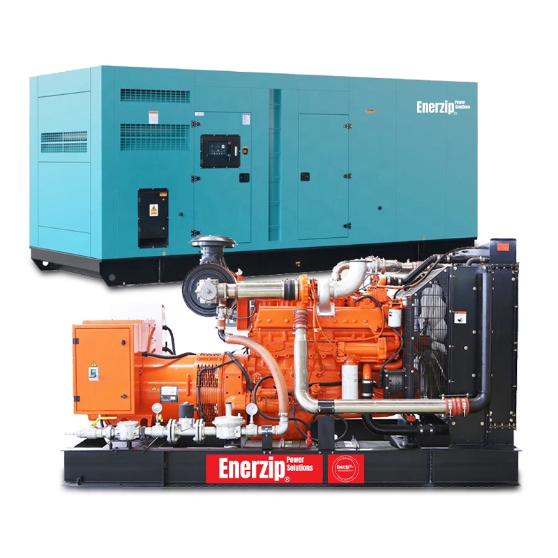 Enerzip® C Series – Biogas Generator Sets silent canopy type genset for low-noise biogas power generation and CHP-ready projects.