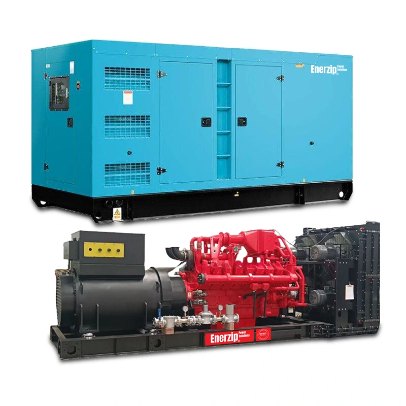 Enerzip® C Series – Natural Gas Generator Sets silent canopy type gas generator for low-noise commercial and critical backup power.