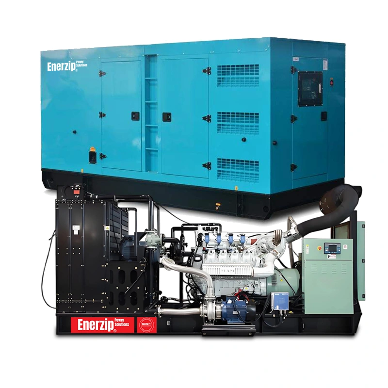 Enerzip® MA Series – Natural Gas Generator Sets silent canopy type gas generator for low-noise CHP and commercial power applications.