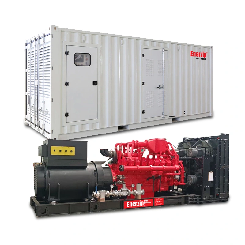 Enerzip® C Series – Natural Gas Generator Sets container type genset with integrated power house design for project installations and multi-unit plants.
