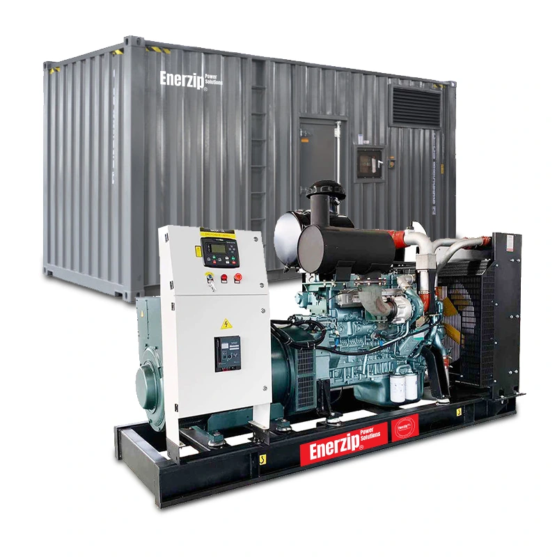 Enerzip® E Series – Natural Gas Generator Sets container type genset for secure deployment at remote sites and microgrid projects.