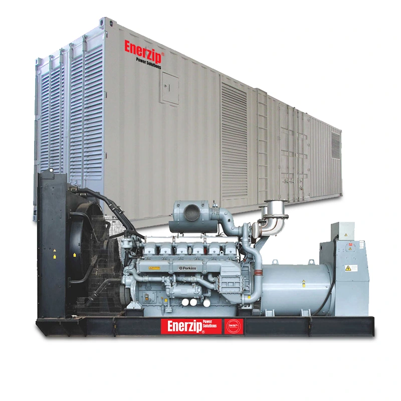 Enerzip® P Series – Natural Gas Generator Sets container type power house for engineered projects, grid-parallel systems, and multi-unit expansion.