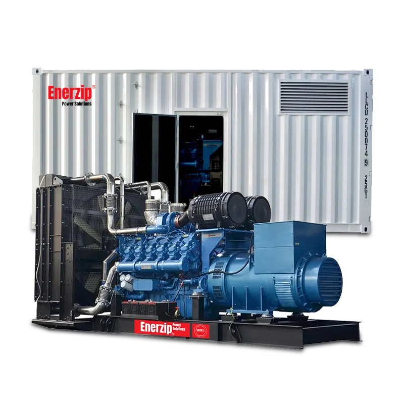 Enerzip® W Series – Natural Gas Generator Sets container type power house for engineered projects, grid-parallel operation, and multi-unit expansion.