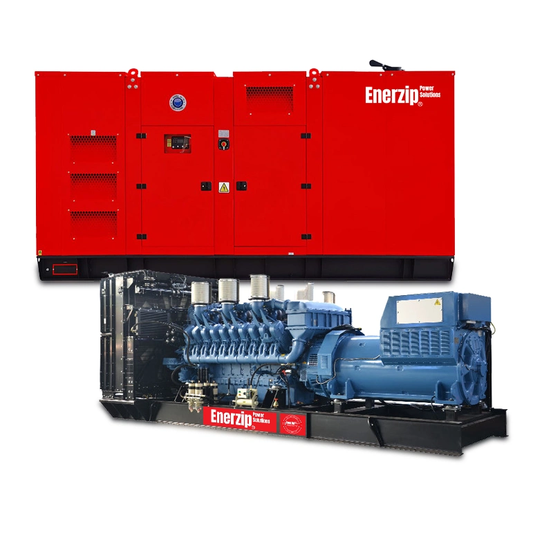 Enerzip® M Series – High Voltage Generators containerized HV power house with MV switchgear room for 3.3–13.8kV deployment