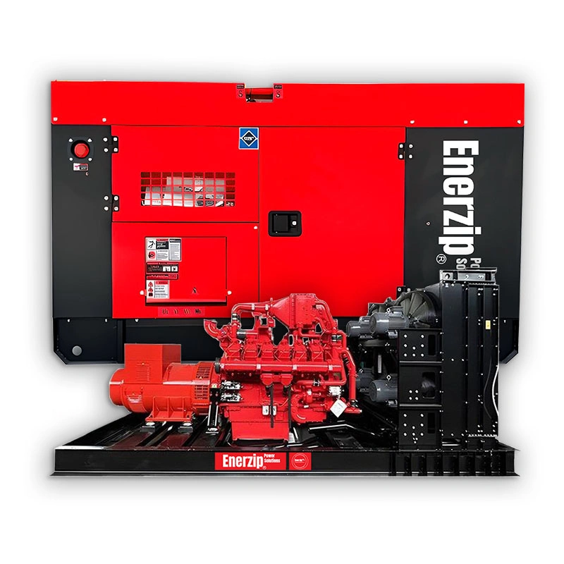 Enerzip Natural Gas Generator Sets Series industrial natural gas generators for standby and prime power, CHP-ready for commercial and industrial sites