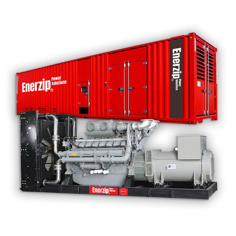 Enerzip High Voltage Generator Sets Series 3.3kV–13.8kV industrial HV generators with VPI alternator and VCB switchgear for critical power