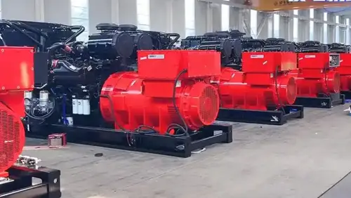 Industrial power generator solutions for manufacturing and heavy industry