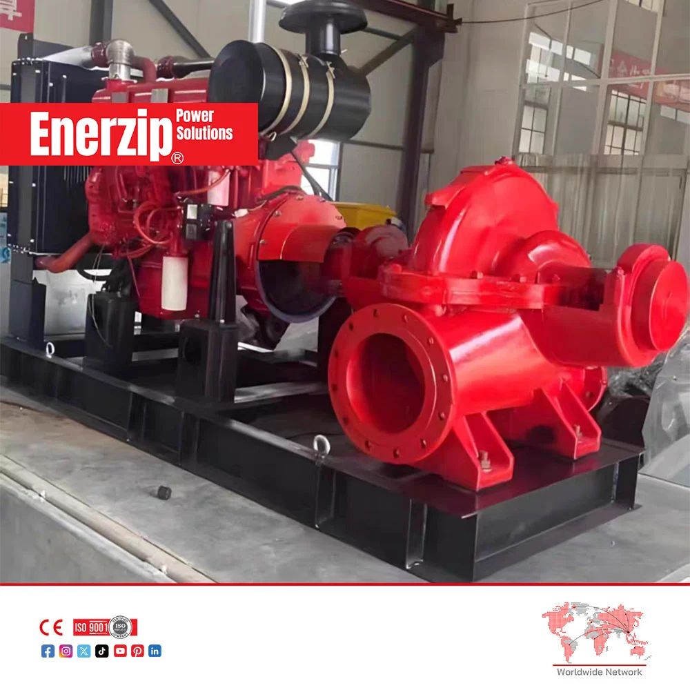 Diesel engine driven water pump manufacturers comparison showing global and Chinese pump brands for irrigation, firefighting, drainage, mining and industrial water transfer applications.